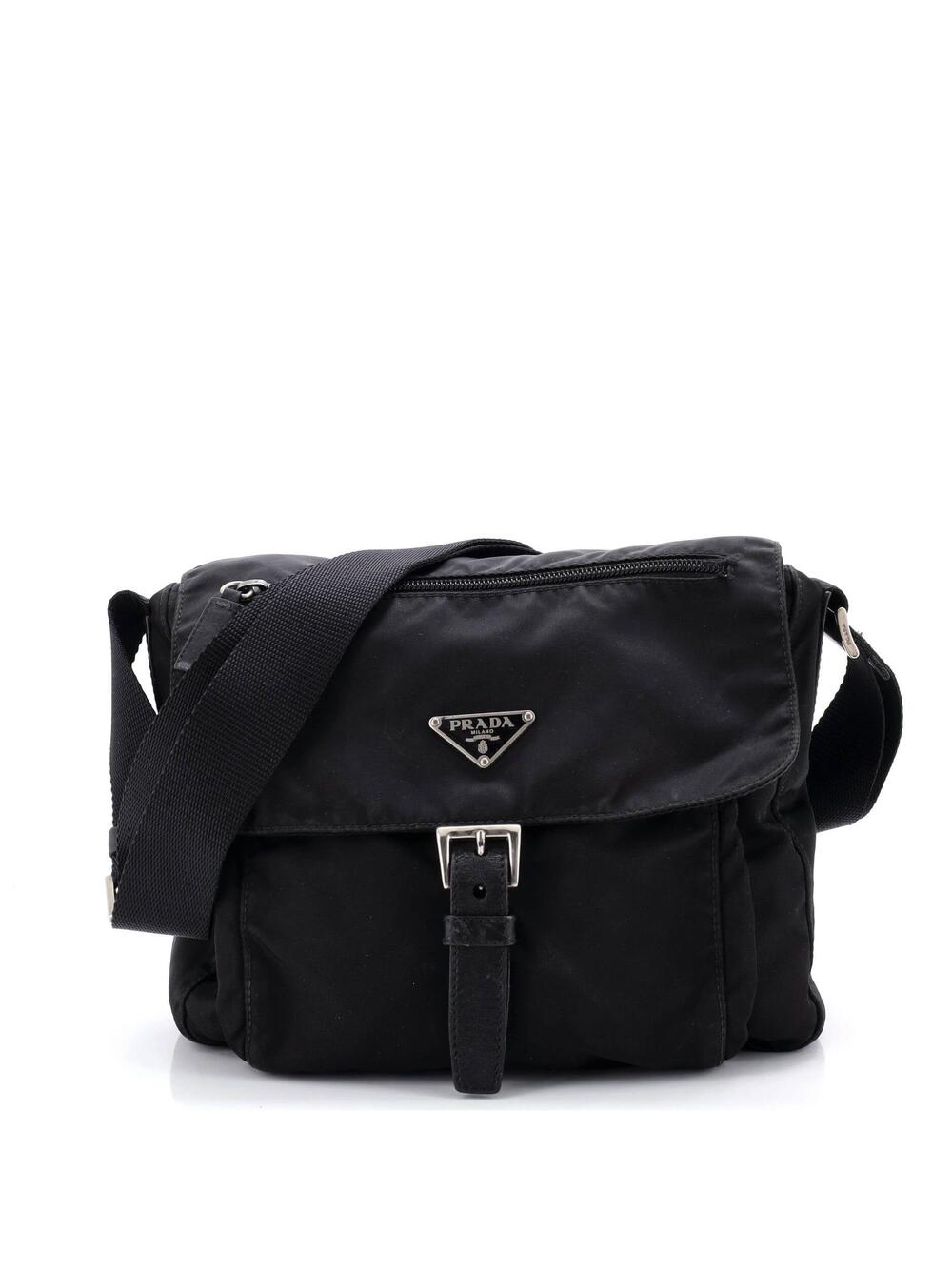 Prada Buckle Messenger Bag Tessuto #242709P59B